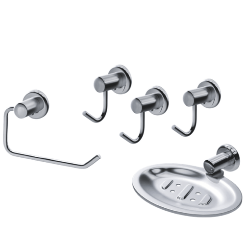 Kit Acessorios P/ Banheiro 5 Peças Turim - Civitt