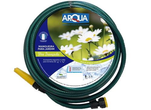 Mangueira p/ Jardim Trançada Flex Verde - Arqua