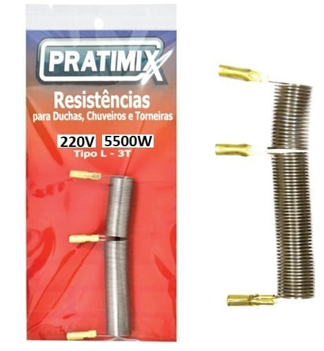 Resistência 220V 5500W 3T0255 - Pratimix