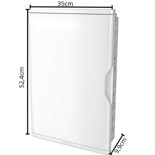 Quadro distr 36d/27n embutir sem barramento 1275 -  Krona