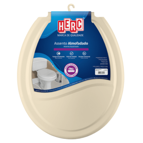 Assento Almofadado Bege - Herc