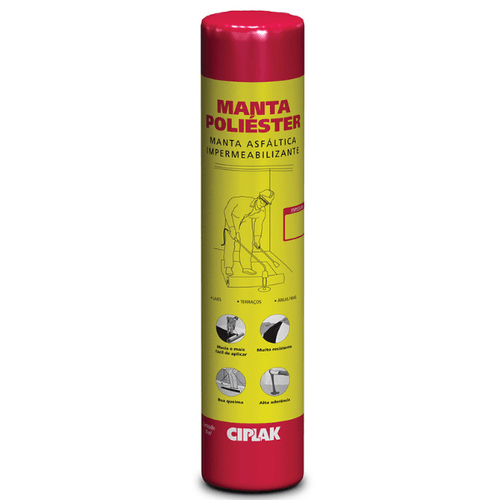 Manta Asfáltica Impermeabilizante Poliester TII 4mm -Ciplak