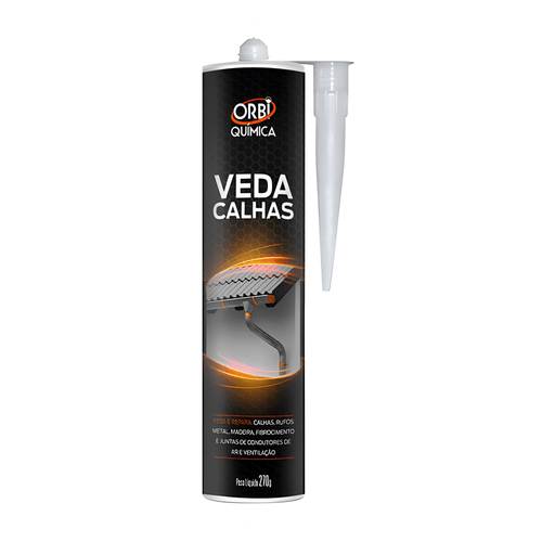 Veda Calha Tubo 270g Para Metal Madeira Rufus Orbi