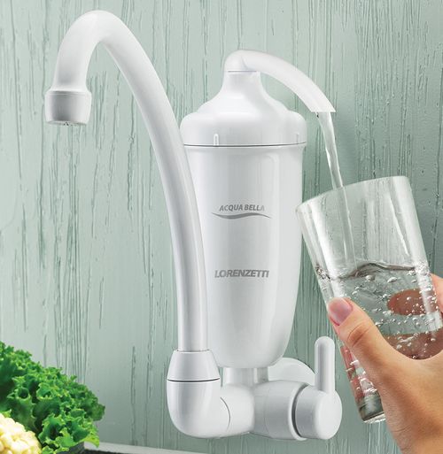 Purificador de Água com Torneira de Parede Acqua Bella Não Elétrico Branco  - Lorenzetti