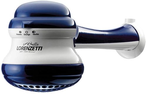 Loren Bello com cano 127V  5500W Branco/Azul - Lorenzetti