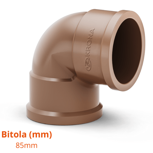 Joelho 90° Soldável 85mm - Krona