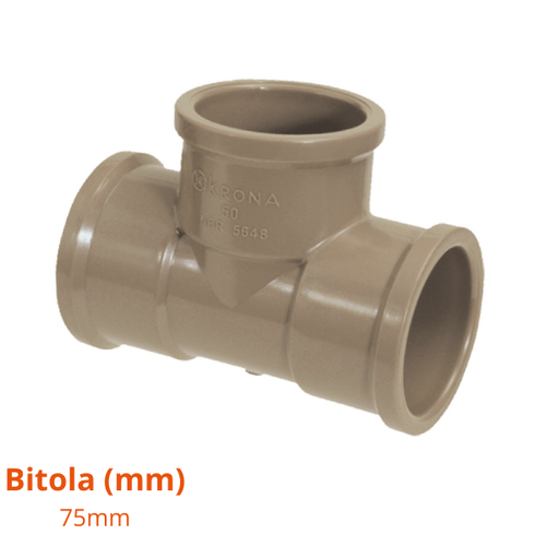 Tê Soldável 75mm- Krona