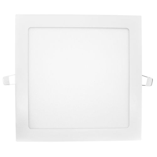 Luminária Led Slim Quadrada Embutir 18W 6.500K Branca Fria Bivolt Economax - Kian