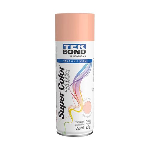Tinta Spray Rosa Lata Uso Geral 350 ml Tekbond