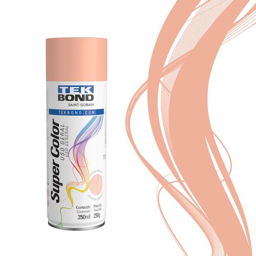 Tinta Spray Rosa Lata Uso Geral 350 ml Tekbond