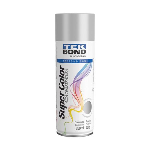 Tinta Spray Alumínio Lata Uso Geral 350 ml Tekbond