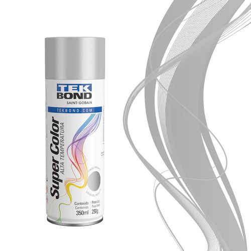 Tinta Spray Alumínio Lata Uso Geral 350 ml Tekbond