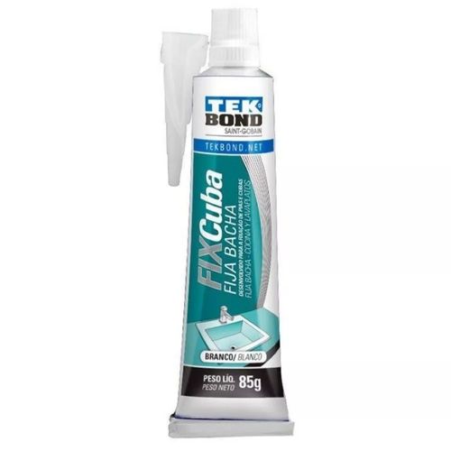 Adesivo fixcuba para fixar pias e cubas 85g - Tekbond