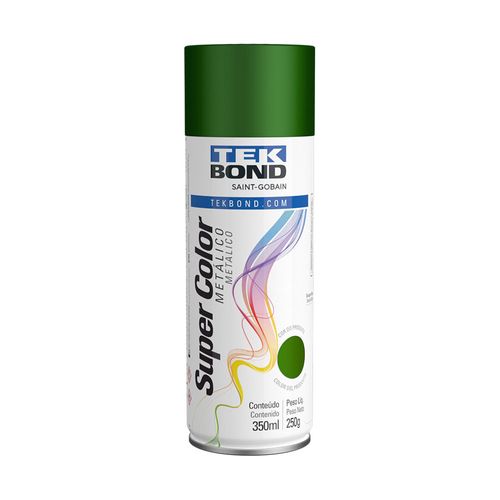 Tinta Spray Lata Verde Metálico 350 ml tekbond