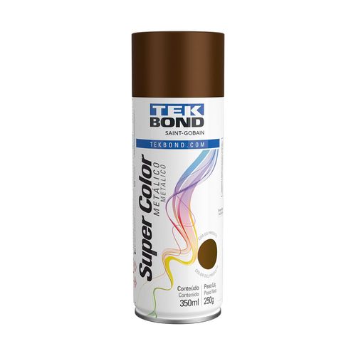 Tinta Spray Lata Bronze Metálico 350 ml tekbond