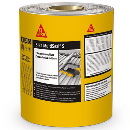 Fita aluminizada Multiuso  20cm x10metros- Sika
