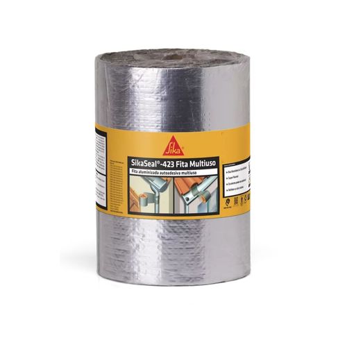 Fita aluminizada Reparos e vedação Multiuso Sika 30cm X 10m