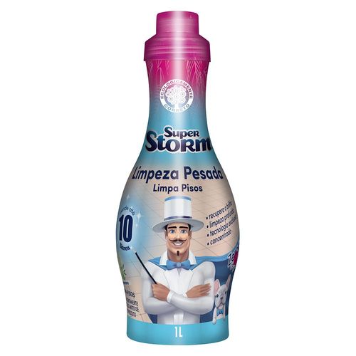 Limpa pisos limpeza pesada 1L - Super Storm