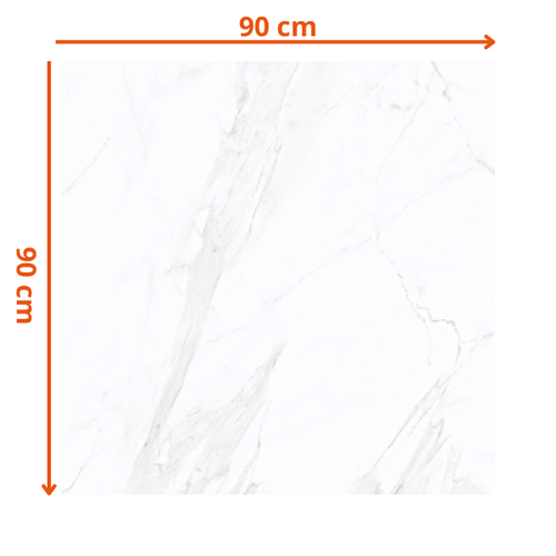 Porcelanato Marmo Calacata 90x90 Retificado - Incesa