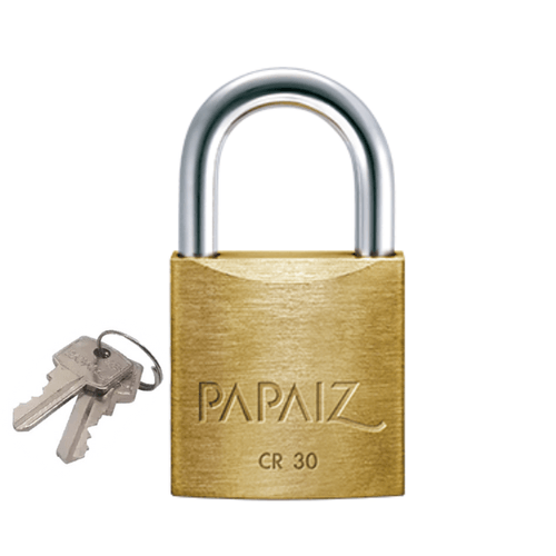 Cadeado Papaiz 30mm Cr30 Reforçado 2 Chaves