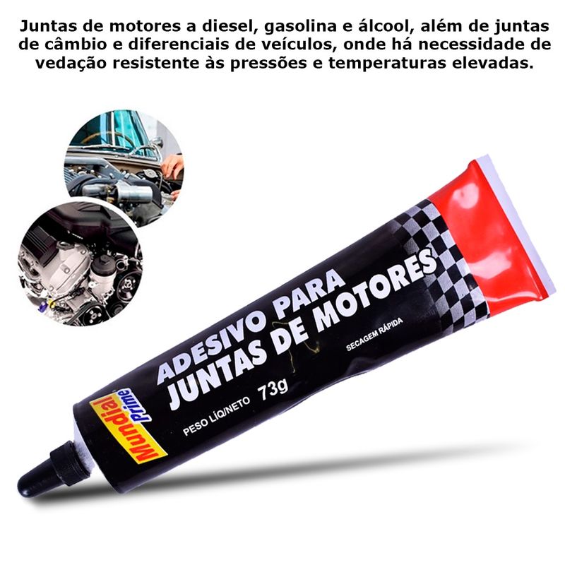 Cola-Adesivo-veda-Selante-Para-Junta-Motor-Bisnaga-73g4