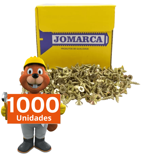 Parafuso philips Para Madeira 3.0x12 C/ 1000 Und