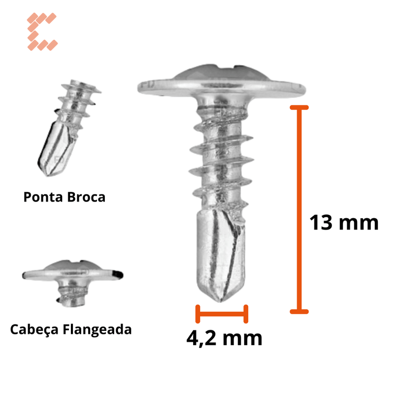 Parafuso-Auto-Brocante-Inox-42x13-Flangeado-Phillips3