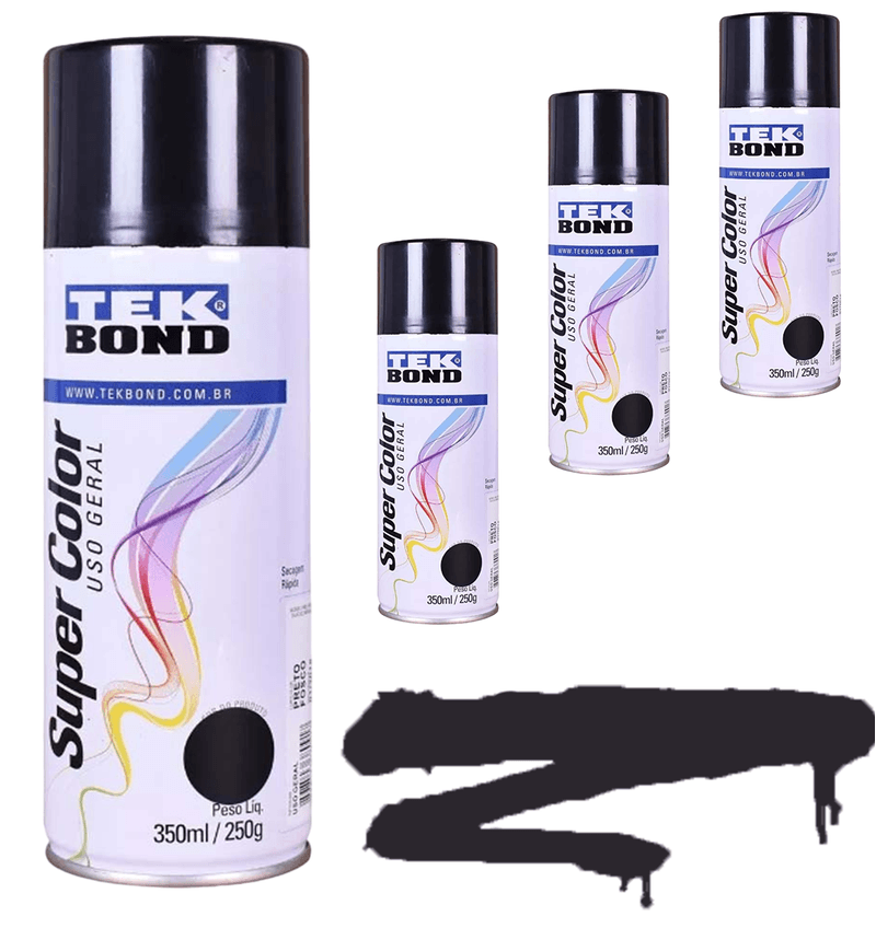 Tinta-Spray-Alta-temperatura-Preto-Brilhante-350ml--Tekbond