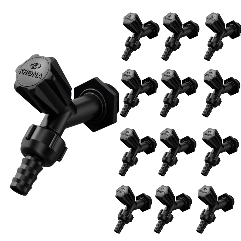 Kit-12-torneiras-jardim-preta-krona