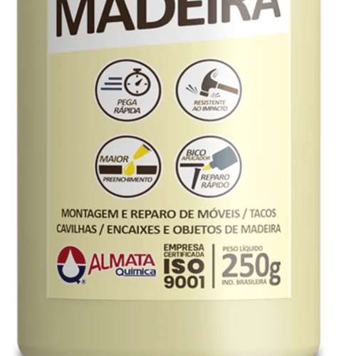 Cola branca Madeira 250g Almaflex