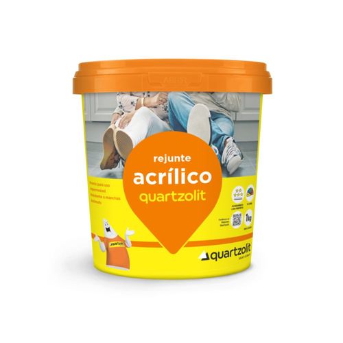 Rejunte Acrilico Quartzolit  Platina 1Kg