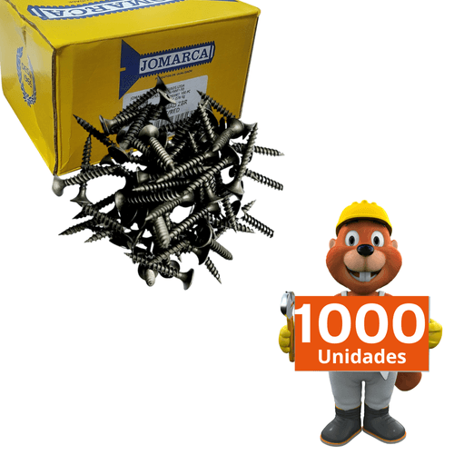 Parafuso Trombeta Drywall 3,5x35 Ponta Agulha 1000 peças