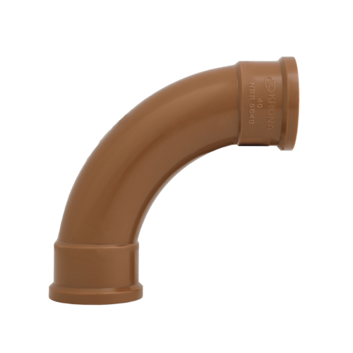 Curva para cano Soldável PVC 75 mm 90° - Krona