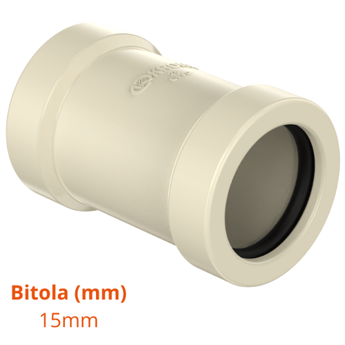Luva de Correr CPVC Agua quente Ultraterm 15mm  Krona