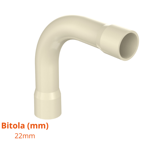 Curva 90 graus CPVC Agua quente Ultraterm 22mm Krona