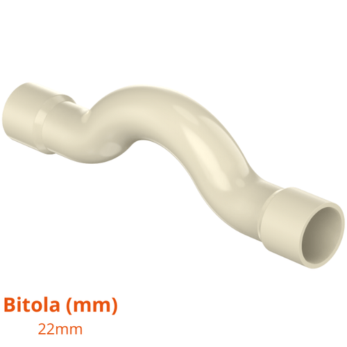 Curva de Transposição CPVC Agua quente Ultraterm 22mm Krona