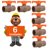 444Registro-Esfera-Roscavel-cano-34-Krona-Kit-6-pecas
