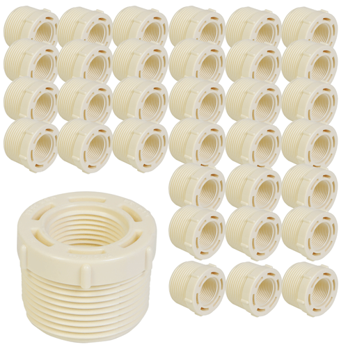 Bucha Redução com rosca 3/4 X 1/2 50 peças krona