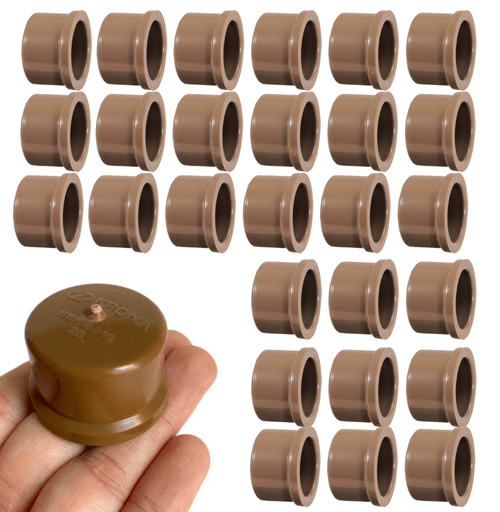 Cap Tampão Cano Pvc 1/2" Soldável 20mm kit 50 peças - Krona