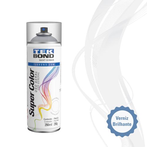 Tinta Spray Verniz Uso Geral 350ml- Tekbond