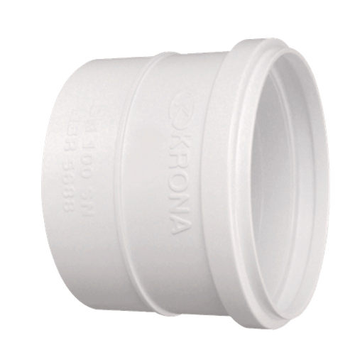 Luva para cano de Esgoto 200 mm pvc Krona