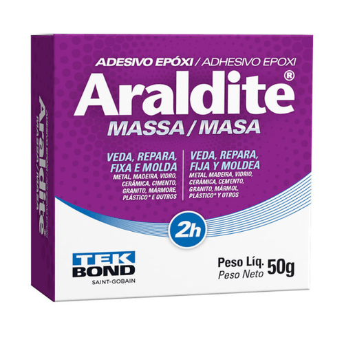 Adesivo cola Epóxi Araldite Massa 50g  Tekbond